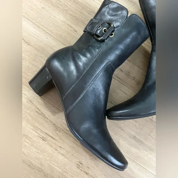 Ecco black women's boots - Picture 3 of 8